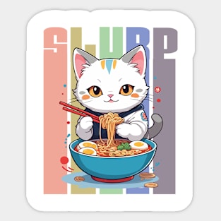 Paws Off My Ramen! Sticker